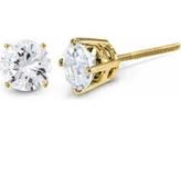 Alquimia Jewelry - EXTRA SMALL 2mm DIAMOND STUD EARRINGS